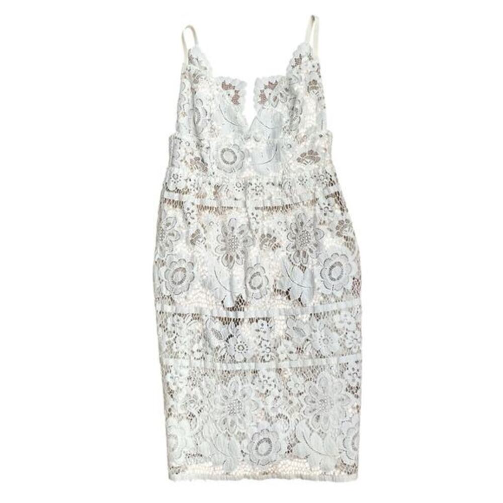 For Love and Lemons white lace mini dress small - Picture 1 of 7